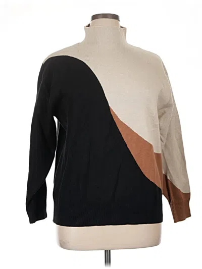 Pre-owned Eloquii Pullover Sweater In Brown