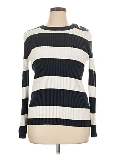 Pre-owned Eloquii Pullover Sweater In Ivory