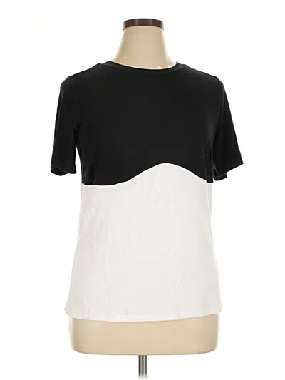 Pre-owned Eloquii Short Sleeve T-shirt In Ivory