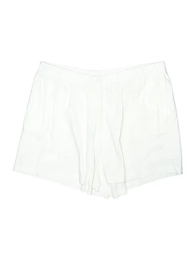 Eloquii Shorts In White