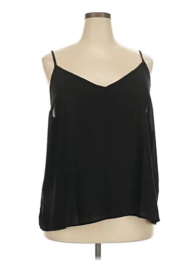 Eloquii Sleeveless Blouse In Black