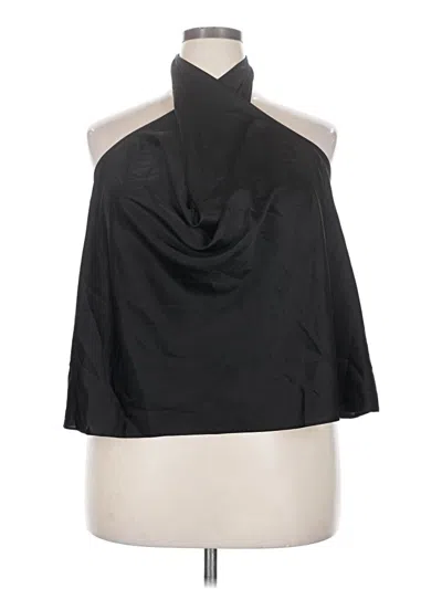 Pre-owned Eloquii Sleeveless Blouse In Black