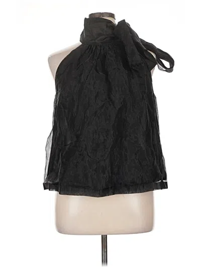 Pre-owned Eloquii Sleeveless Blouse In Black