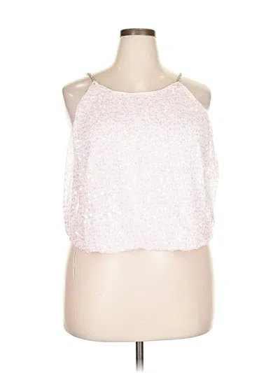 Pre-owned Eloquii Sleeveless Blouse In Pink