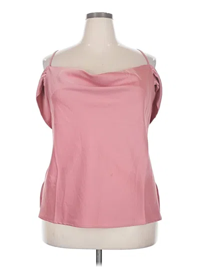 Pre-owned Eloquii Sleeveless Blouse In Pink
