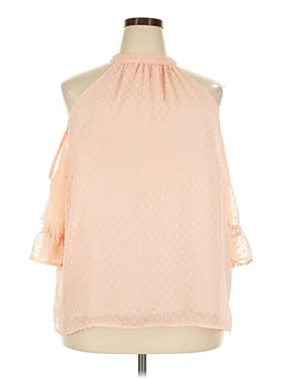 Pre-owned Eloquii Sleeveless Blouse In Pink