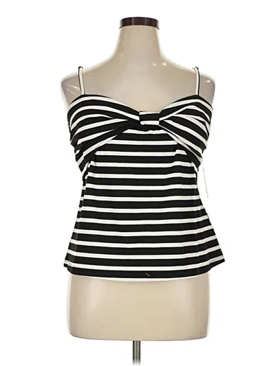 Eloquii Sleeveless Top Black Sweetheart Neckline Tops