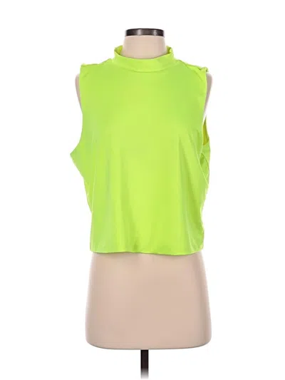 Pre-owned Eloquii Sleeveless T-shirt In Green