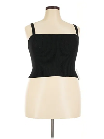 Pre-owned Eloquii Sweater Vest In Black