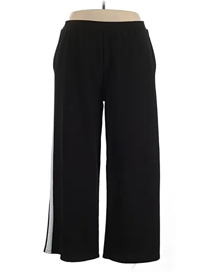Pre-owned Eloquii Track Pants In Black
