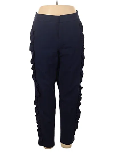 Pre-owned Eloquii Track Pants In Blue