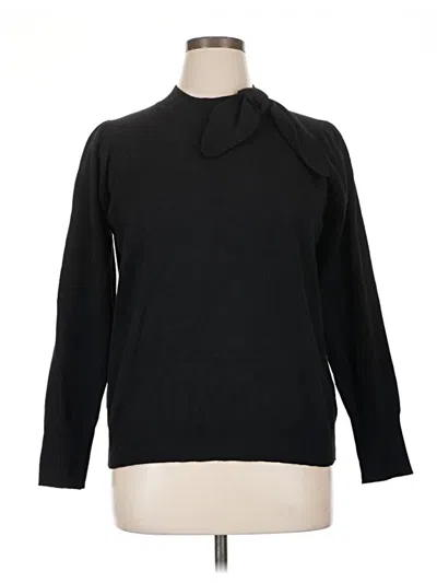 Pre-owned Eloquii Turtleneck Sweater In Black
