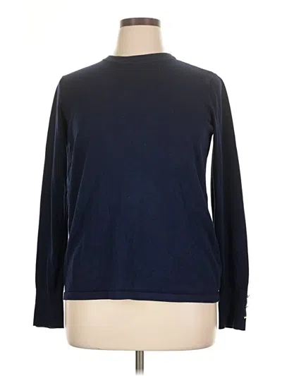 Pre-owned Eloquii Turtleneck Sweater In Blue