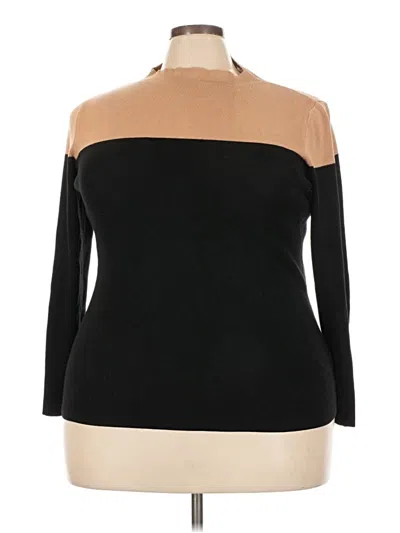 Pre-owned Eloquii Turtleneck Sweater In Brown