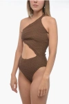 Elou Crochet Gil Halterneck One Piece Swimsuit With Open Back