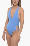 Elou Crochet Lin One Piece Swimsuit With Cut-out Details