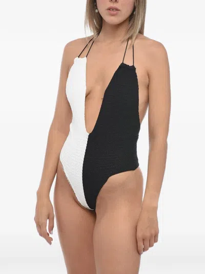 Elou Taya Crochet Swimsuit In Multi