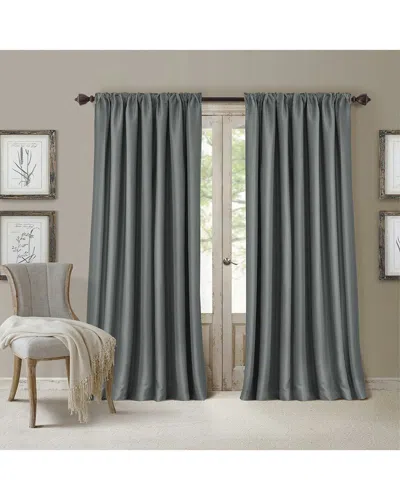 Elrene All Seasons Blackout Window Curtain In Gray