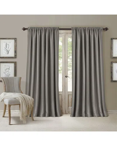 Elrene All Seasons Blackout Window Curtain In Gray