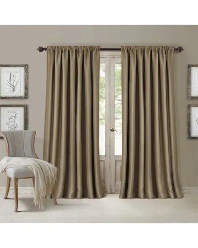 Elrene All Seasons Blackout Window Curtain In Neutral