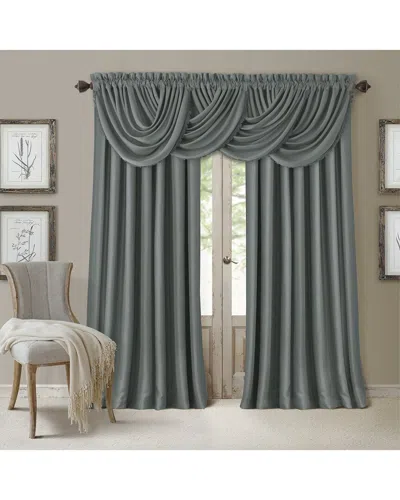 Elrene All Seasons Waterfall Window Valance In Green