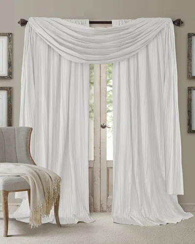 Elrene Athena 108in Window Curtain & Scarf Set