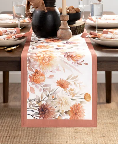 Elrene Autumn Blooms Table Runner, 13" X 70" In Multi