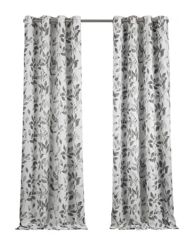 Elrene Avalon Botanical Print Blackout Curtain