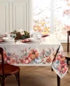 Elrene Botanical Harvest Pumpkin Engineered Tablecloth, 60" X 144" In Multi