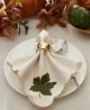 Elrene Fall Feels Cutwork Napkins, Set Of 4 In Multi
