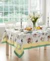 Elrene French Garden Fleurence Stain And Water Resistant 60"x102" Rectangle Tablecloth In Multi