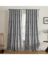 Elrene Giovanni Medallion Blackout Window Curtain Panel In Blue