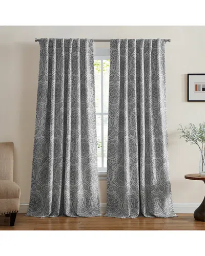 ELRENE ELRENE GIOVANNI MEDALLION BLACKOUT WINDOW CURTAIN PANEL