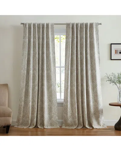 ELRENE ELRENE GIOVANNI MEDALLION BLACKOUT WINDOW CURTAIN PANEL