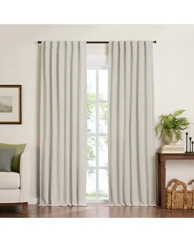 ELRENE ELRENE HARROW SOLID TEXTURE BLACKOUT WINDOW CURTAIN PANEL