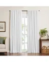 Elrene Harrow Solid Texture Blackout Window Curtain Panel