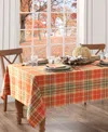 Elrene Hawley Plaid Harvest Cotton Rectangle Tablecloth, 60" X 102" In Multi