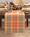 Elrene Hawley Plaid Harvest Cotton Table Runner, 13" X 70" In Multi