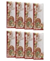Elrene Holiday Turkey Bordered Fall Napkins, Set Of 8 In Multi