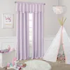 Elrene Home Fashions Adaline Nursery And Kids Room Darkening Window Curtain Panel, 52 X 63 In Lavender