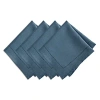 Elrene Home Fashions Alison Hemstitch Napkin, Set Of 4 In Blue