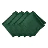 Elrene Home Fashions Alison Hemstitch Napkin, Set Of 4 In Green