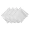 Elrene Home Fashions Alison Hemstitch Napkin, Set Of 4 In White