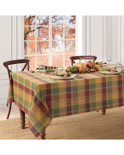 Elrene Home Fashions Autumn Acres Plaid Tablecloth