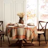 Elrene Home Fashions Autumnal Harvest Jacquard Tablecloth, 60 X 84 Oval In Multi