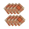 Elrene Home Fashions Autumnal Harvest Plaid Napkins, Set Of 8 In Multi