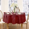 Elrene Home Fashions Barcelona Jacquard Damask Tablecloth In Red