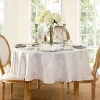 Elrene Home Fashions Barcelona Jacquard Damask Tablecloth In White