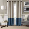 Elrene Home Fashions Braiden Color Block Blackout Curtain Panel, 52 X 84