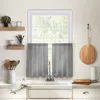 Elrene Home Fashions Cameron Kitchen Window Tier Set, 24 X 30